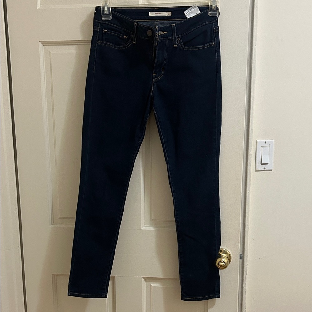 Levi's Women's Dark Indigo Skinny Jeans